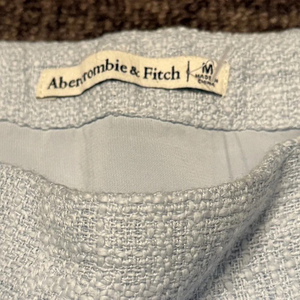 Abercrombie & Fitch Cream A-Line Mini Skirt